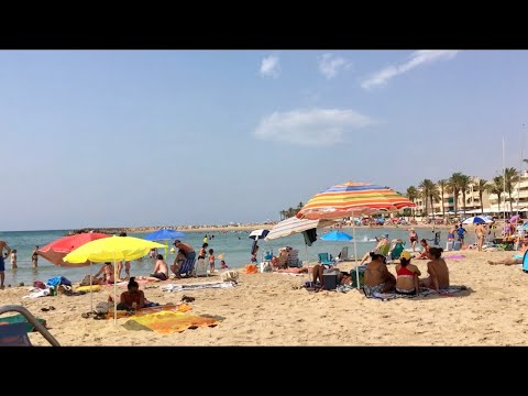 🏖 Playa de Cubelles/Llarga Barcelona - A Relaxing Beach Walk on a Summer Day