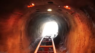 Gold Rush  Mine Train Roller Coaster Ride POV at Rainbow's End