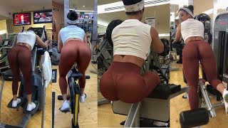 Hot Workout In The Gym See Through Leggings