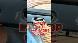 USB C Melted !, can we repair it !?