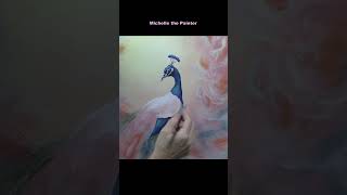 SPRING PEACOCK #art #acrylicpaintingtechniques #acrylicpaintingtutorial #painting #artist