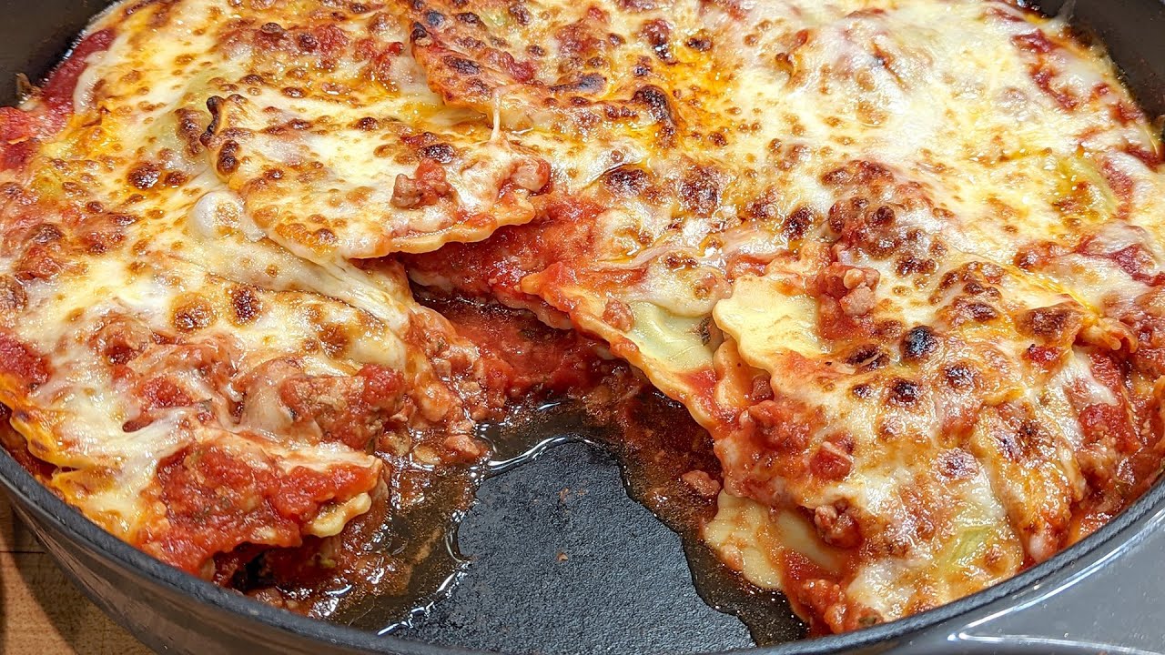 Shortcut Lasagna Made With Ravioli