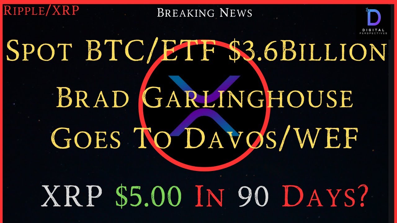 Ripple/XRPSpot BTC/ETFs Inflows/Volume 3.6B, RippleBrad Garlinghouse
