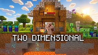 Minecraft Was NEVER Meant To Be 2D…