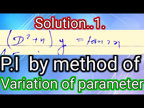 23.Variation of parameter