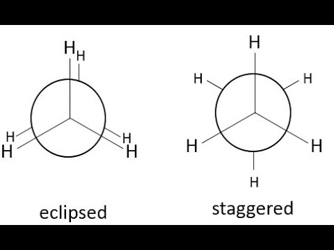 Vidéo: Différence Entre La Conformation échelonnée Et éclipsée