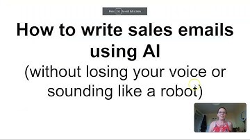 How to write sales emails using AI (without losing your voice)