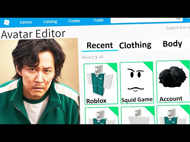 MAKING SQUID GAME PLAYER 456 a ROBLOX ACCOUNT (Seong Gi-hun) 