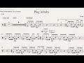 Plug in Baby - MUSE - Drum Sheet Demo