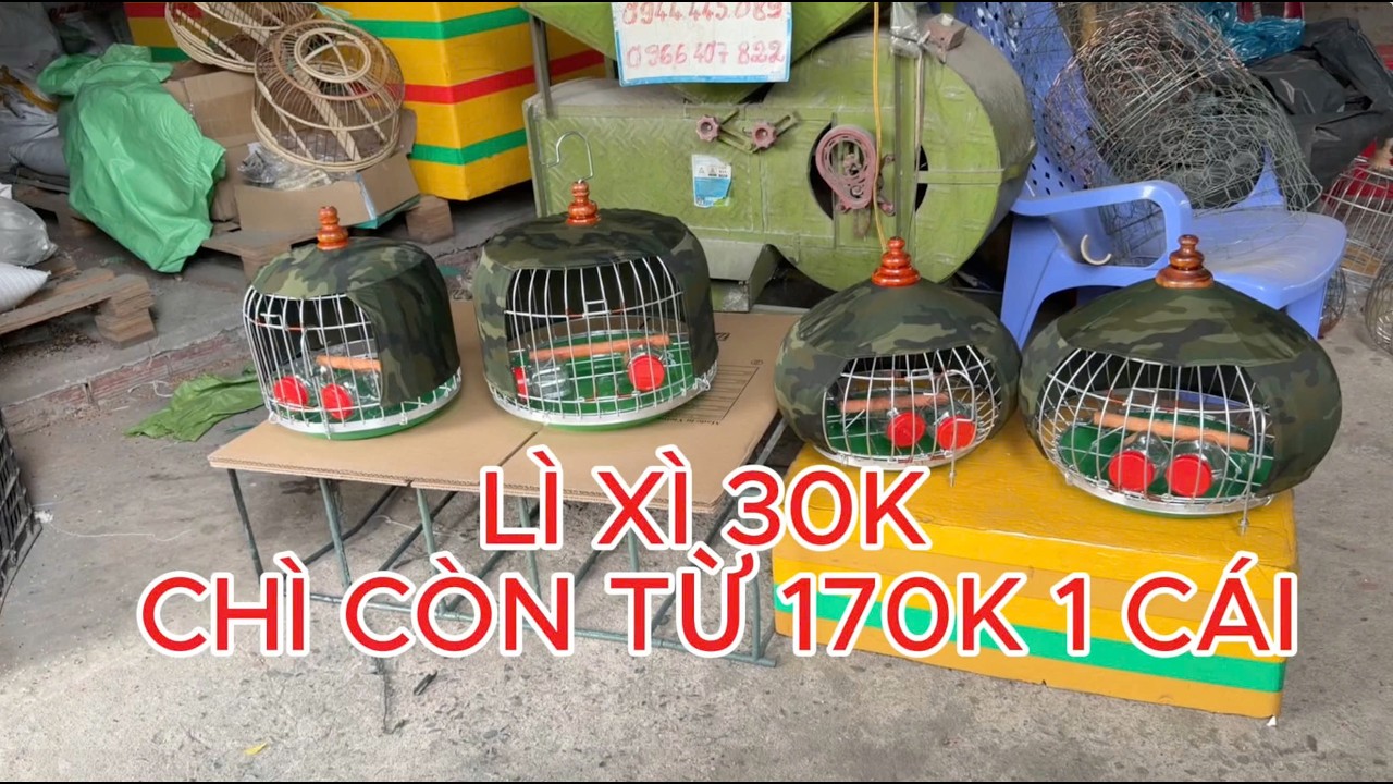 lồng nhôm giá rẻ lì xì tết