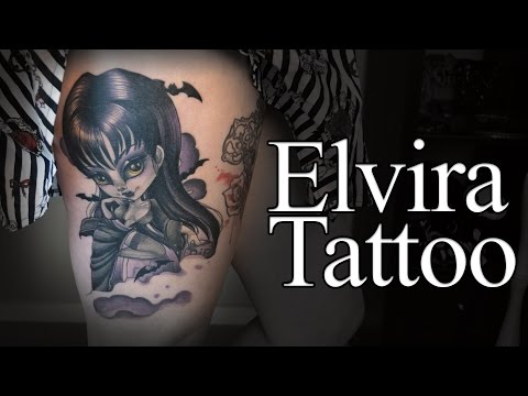 Getting My Elvira Tattoo - Amy Mymouse