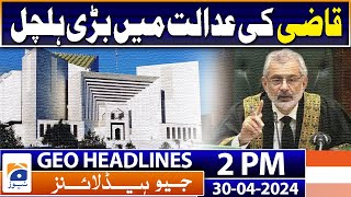 Geo Headlines Today 2 PM | Unless parliament is strong, others will become powerful: CJP Isa