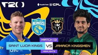 Highlights | Saint Lucia Kings vs Jamaica Kingsmen | CPL 2026