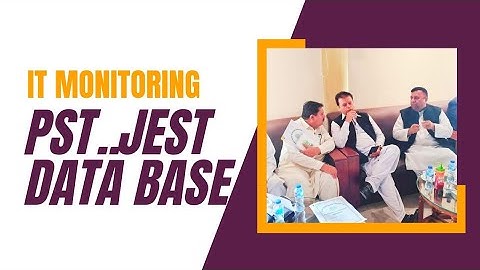 PST/JEST|Data base| IT Monitring