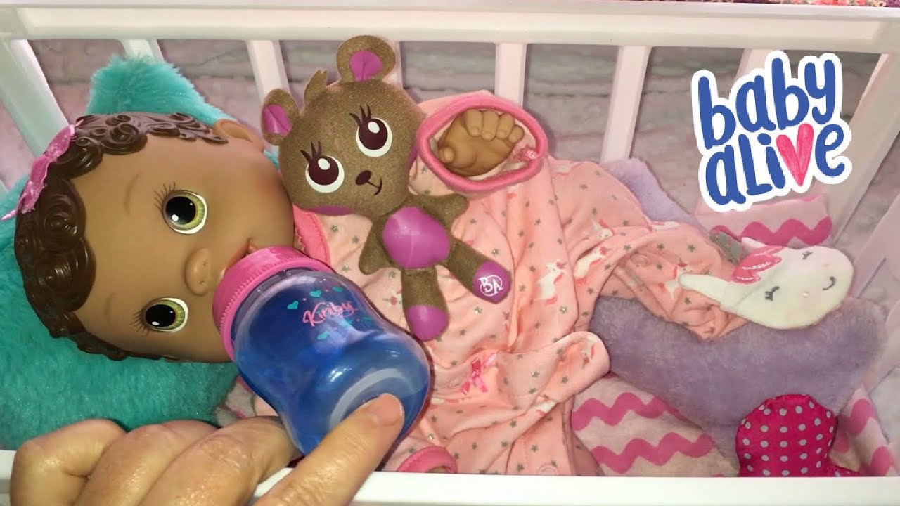 Baby Alive Changing Time Baby Doll Olivia gets ready for Naptime YouTube