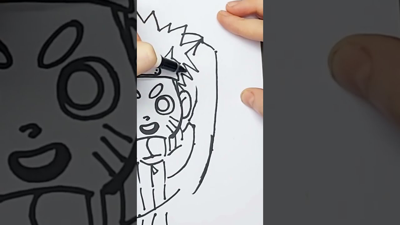 s draw him!cartooning,how to draw,how to draw naruto,drawing naruto easy,ho...