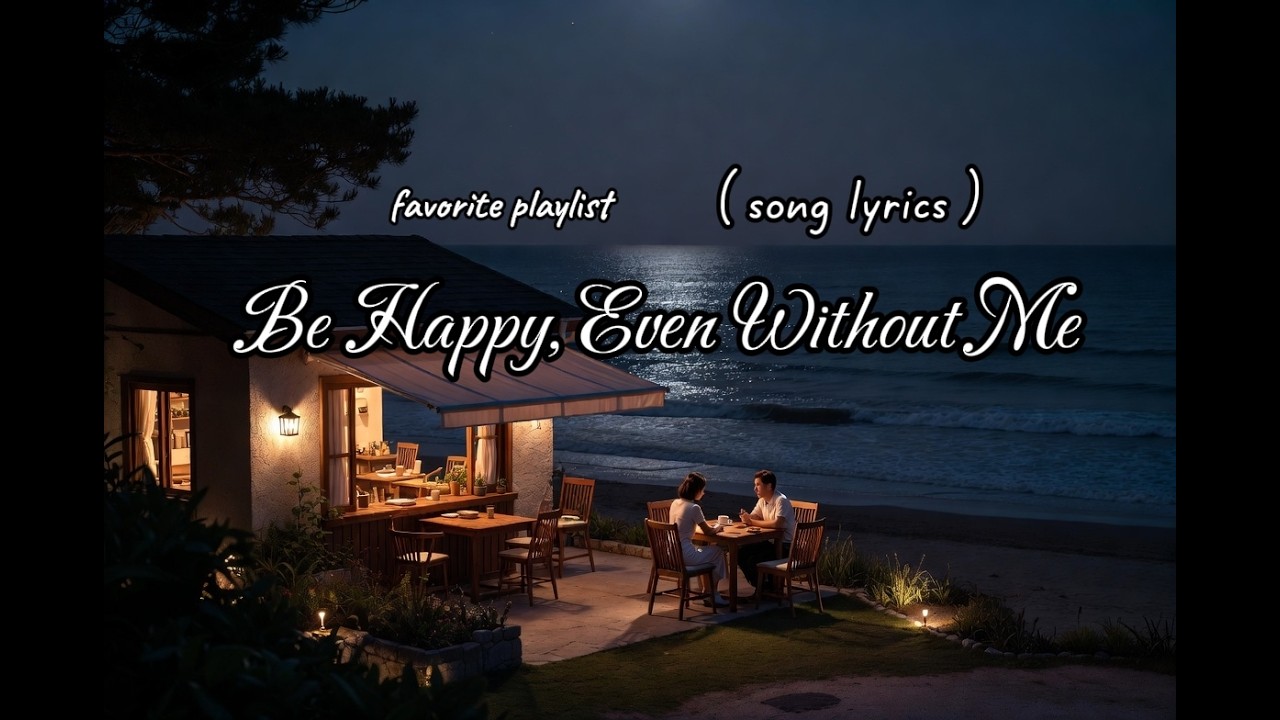 Be Happy, Even Without Me — romantic love song~lyrics video