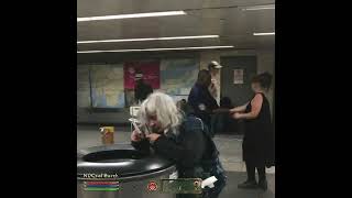 Real Life NPCs in NYC Underground | Oblivion NPC