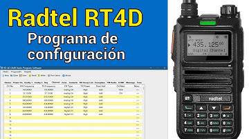 Radtel RT-4D | DMR Configuration Program (CPS) step by step