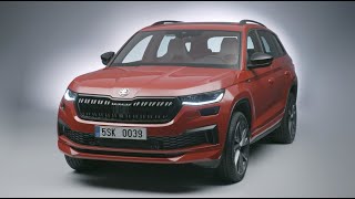 SKODA KODIAQ SPORTLINE 2021 FACELIFT footage. Обновленный Шкода Кодиак Спортлайн 2021.