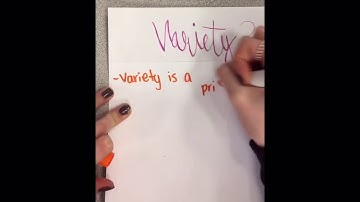 Variety - Principle of Design