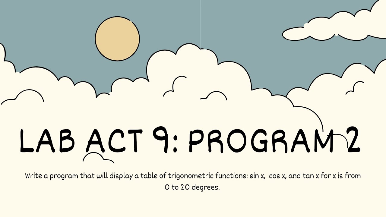 Lab Activity #9 - Program 2 - YouTube