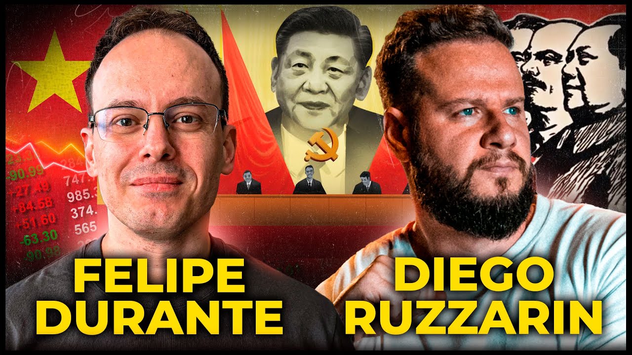 FELIPE DURANTE e DIEGO RUZZARIN  - A CHINA É SOCIALISTA ou CAPITALISTA - PODCAST 3 IRMÃOS 