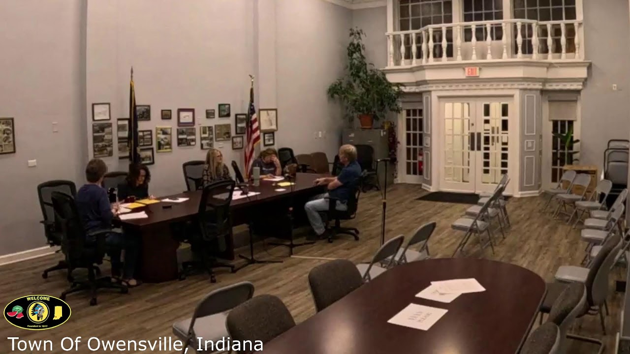 Town Of Owensville, Indiana - Park & Rec Meeting March 31 2026 - YouTube