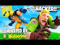 I Stream Sniped Him As BOSS Wolverine! - Fortnite