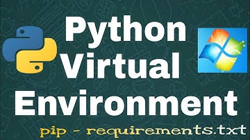 How to create virtual environment in python for windows 7,8,10