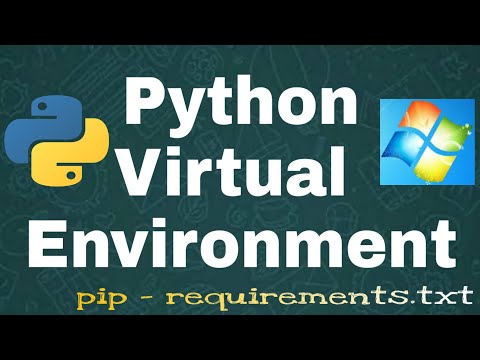 How to create virtual environment in python for windows 7,8,10
