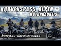 Motorradreise Alpen 2020: Mit der Harley unterwegs in Österreich, Slowenien und Italien