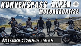 Motorradreise Alpen 2020: Mit der Harley unterwegs in Österreich, Slowenien und Italien