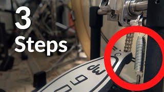 Adjust your bass drum pedal for MORE SPEED