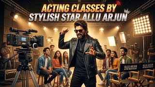 Acting Classes By Stylish Star Allu Ariun "Bunny"  At Alma Master - KNK Acting Institute