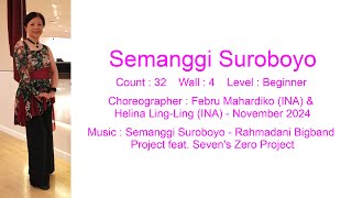 Semanggi Suroboyo Line Dance Teach & Demo