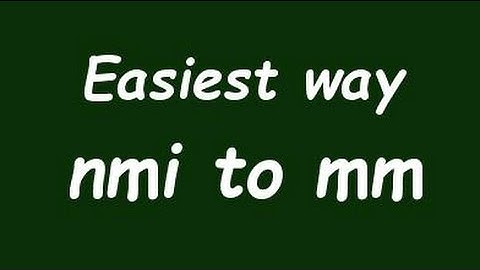 Convert Nautical Mile to Milimeter (nmi to mm) - Formula, Example, Convertion Factor