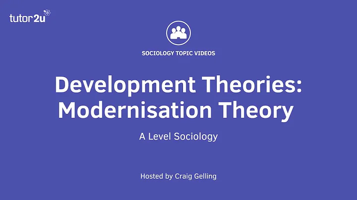 Modernisation Theory | Global Development | AQA A-Level Sociology - DayDayNews