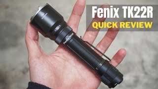 Giới thiệu đèn pin Fenix TK22R: 3200 Lumens, pin 21700, chiếu xa 480 mét