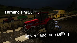 Harvesting and selling crops ( survival farming part 3 ) #farmingsimulator#farming#viralvideo