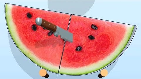Satisfying Mobile Game Slice it! Very Satisfying and Relaxing ASMR Slicing of fruit Level 151-55