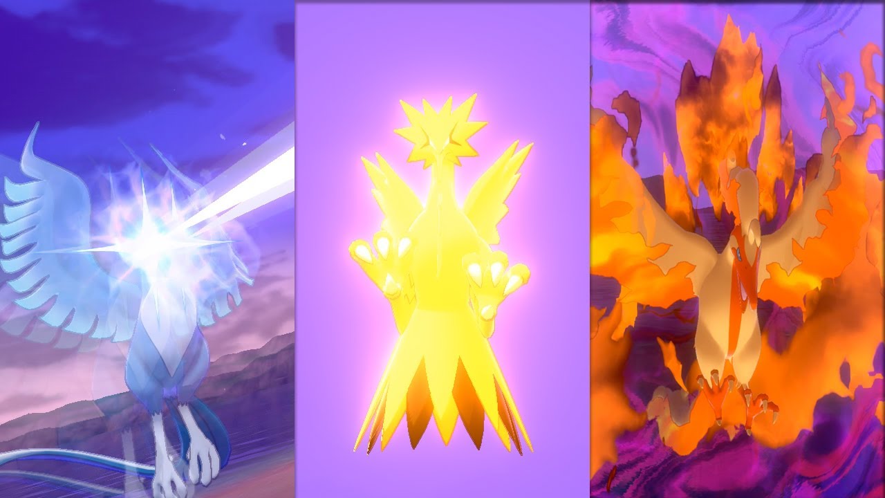 Articuno - Moltres - Zapdos Event | Aldora Birds | Pokemon Sword & Shield |  UT