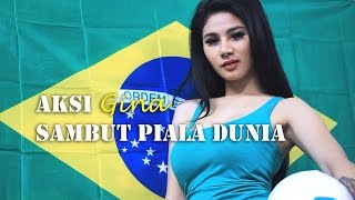 Bx Babes Aksi Gina Sambut Piala Dunia