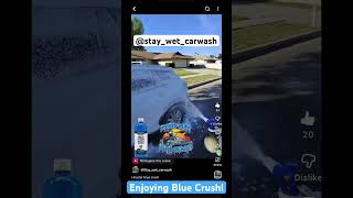 @Stay_wet_carwash Enjoying Blue Crush Auto Soap! Many detailers are now using it ! #bluecrush