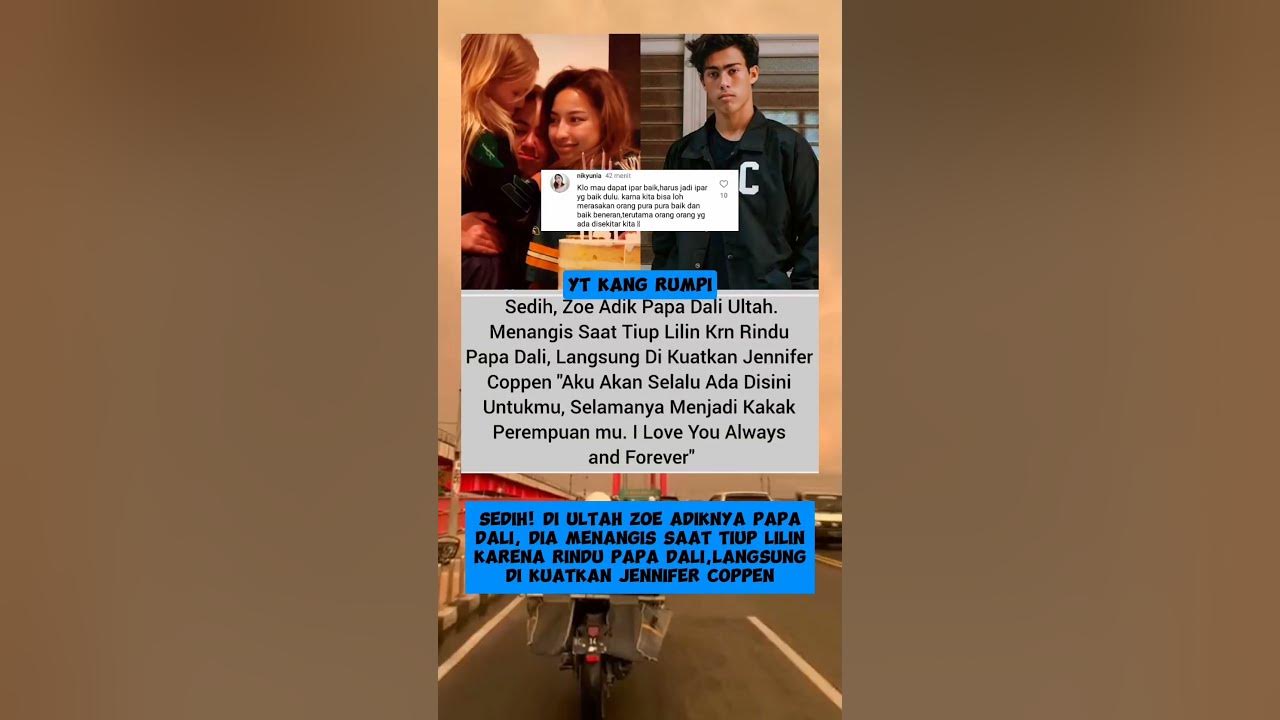 SEDIH! DI ULTAH ZOE ADIKNYA PAPA DALI, DIA MENANGIS SAAT TIUP LILIN RINDU PAPA DALI, #jennifercoppen