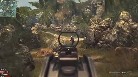 MW3 Multiplayer Gameplay: UMP Kill Confirmed on Village (Modern Warfare 3)