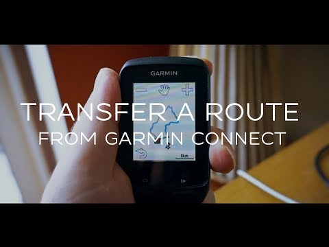 How To Transfer A Course To A Garmin Cycling Computer Using The Garmin Connect App