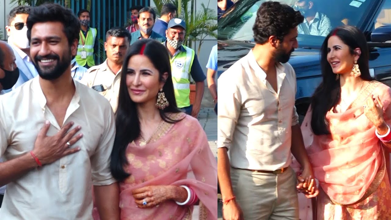 Katrina Kaif & Vicky Kaushal Their First Public Appearance As Husband And Wife