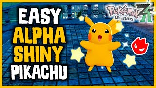 How To Get An Easy Alpha Static Shiny Pikachu Pokémon Legends Z A