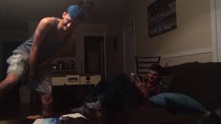 Austin Tickling Chucks Feet